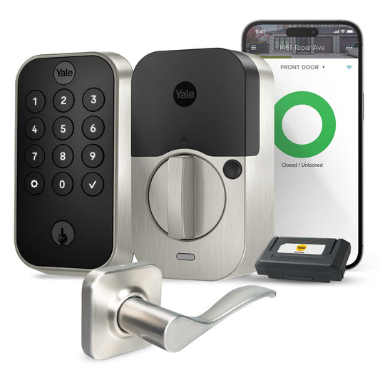 Lockneest Assure Lock 2 Keypad with Wi-Fi and Norwood Lever