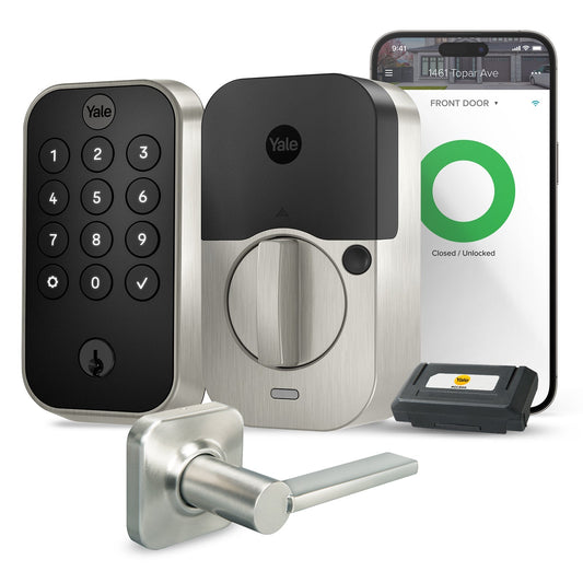 Lockneest Assure Lock 2 Keypad with Wi-Fi and Valdosta Lever