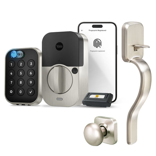 Lockneest Assure Lock 2 Touch Key-Free Keypad with Wi-Fi and Ridgefield Handle
